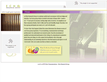 Tablet Screenshot of echoresearchgroup.com
